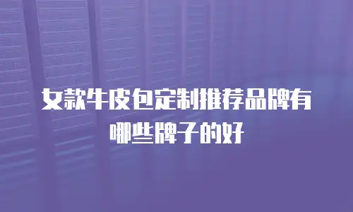 女款牛皮包定制推荐品牌有哪些牌子的好