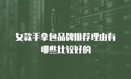 女款手拿包品牌推荐理由有哪些比较好的
