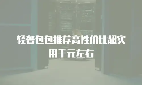 轻奢包包推荐高性价比超实用千元左右