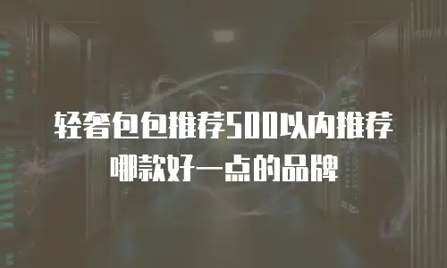 轻奢包包推荐500以内推荐哪款好一点的品牌