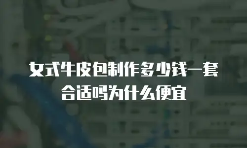 女式牛皮包制作多少钱一套合适吗为什么便宜