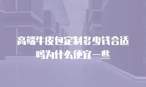 高端牛皮包定制多少钱合适吗为什么便宜一些