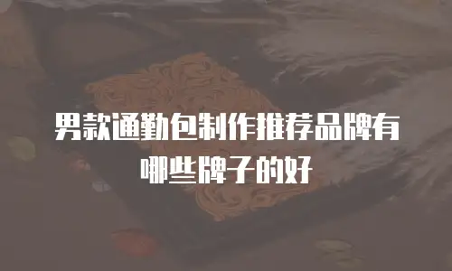 男款通勤包制作推荐品牌有哪些牌子的好