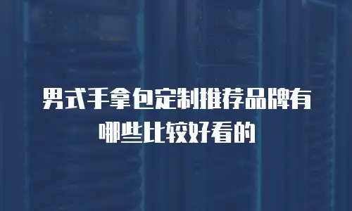 男式手拿包定制推荐品牌有哪些比较好看的