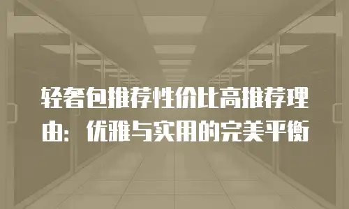 轻奢包推荐性价比高推荐理由：优雅与实用的完美平衡