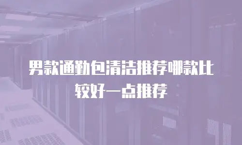 男款通勤包清洁推荐哪款比较好一点推荐