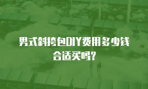 男式斜挎包DIY费用多少钱合适买吗？