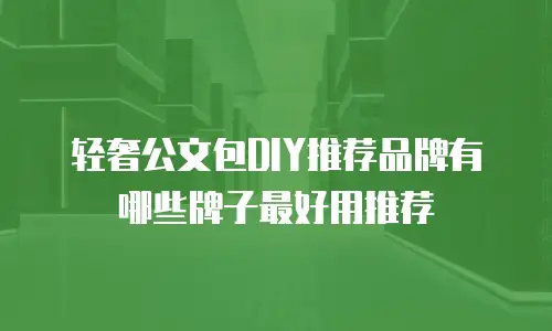 轻奢公文包DIY推荐品牌有哪些牌子最好用推荐