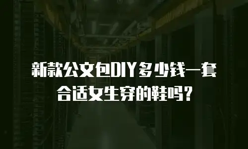 新款公文包DIY多少钱一套合适女生穿的鞋吗？