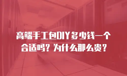 高端手工包DIY多少钱一个合适吗？为什么那么贵？