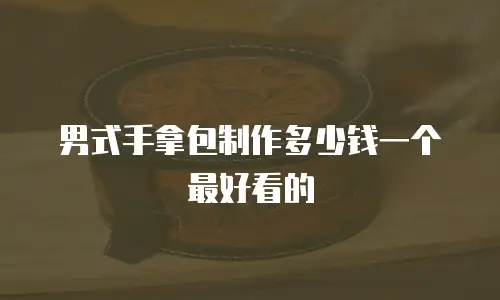 男式手拿包制作多少钱一个最好看的
