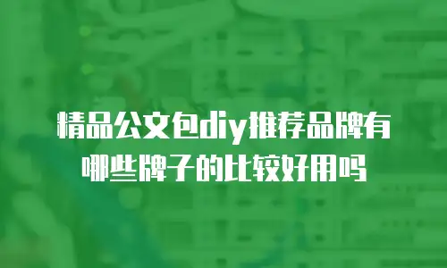 精品公文包diy推荐品牌有哪些牌子的比较好用吗