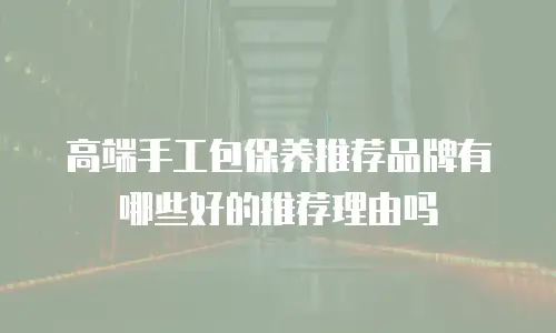 高端手工包保养推荐品牌有哪些好的推荐理由吗