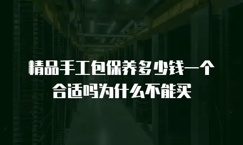 精品手工包保养多少钱一个合适吗为什么不能买