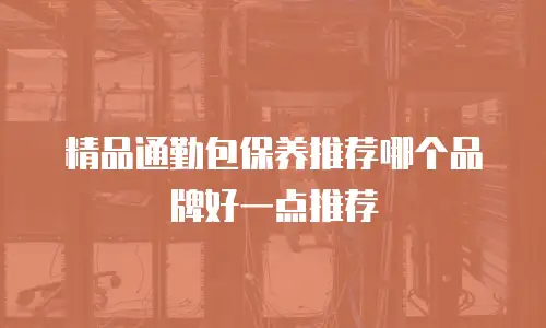 精品通勤包保养推荐哪个品牌好一点推荐