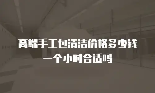 高端手工包清洁价格多少钱一个小时合适吗