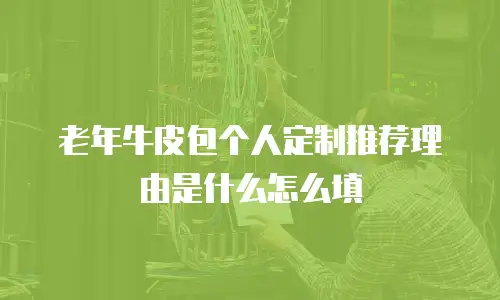 老年牛皮包个人定制推荐理由是什么怎么填