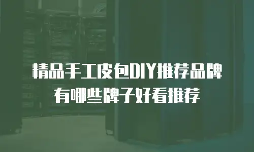 精品手工皮包DIY推荐品牌有哪些牌子好看推荐