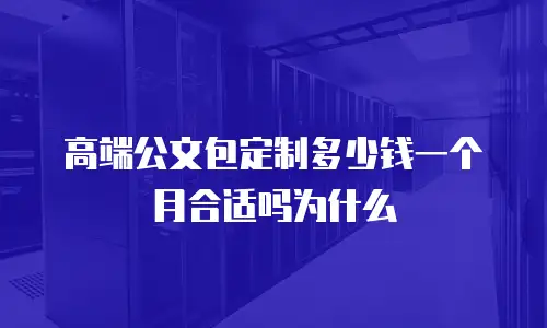 高端公文包定制多少钱一个月合适吗为什么