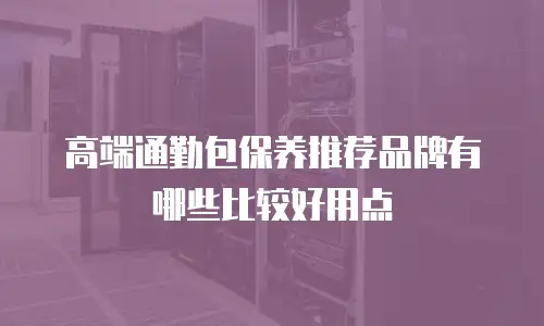高端通勤包保养推荐品牌有哪些比较好用点