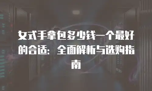 女式手拿包多少钱一个最好的合适：全面解析与选购指南