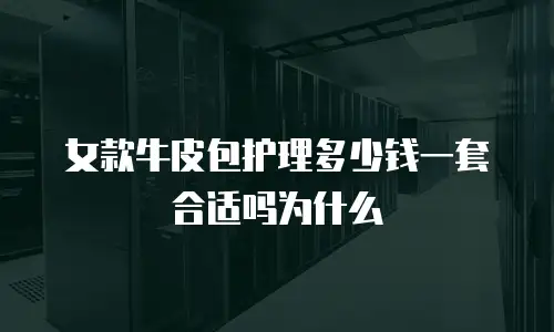 女款牛皮包护理多少钱一套合适吗为什么