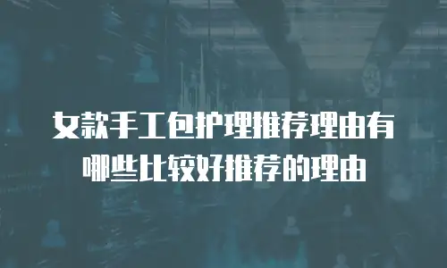 女款手工包护理推荐理由有哪些比较好推荐的理由