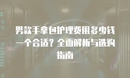 男款手拿包护理费用多少钱一个合适？全面解析与选购指南