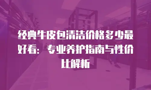 经典牛皮包清洁价格多少最好看：专业养护指南与性价比解析