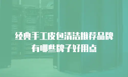 经典手工皮包清洁推荐品牌有哪些牌子好用点