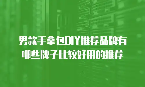 男款手拿包DIY推荐品牌有哪些牌子比较好用的推荐