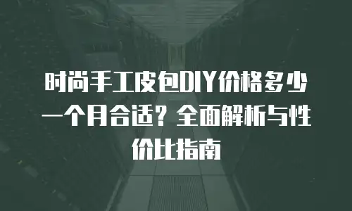 时尚手工皮包DIY价格多少一个月合适？全面解析与性价比指南