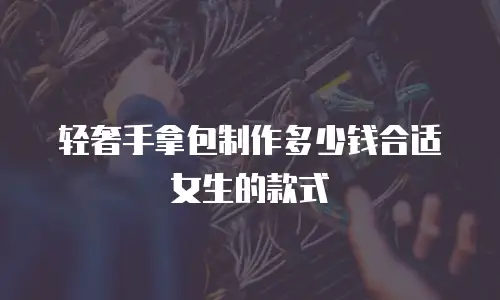 轻奢手拿包制作多少钱合适女生的款式