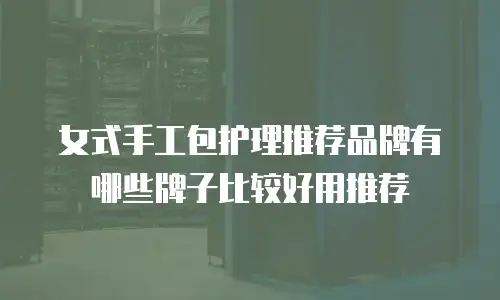 女式手工包护理推荐品牌有哪些牌子比较好用推荐