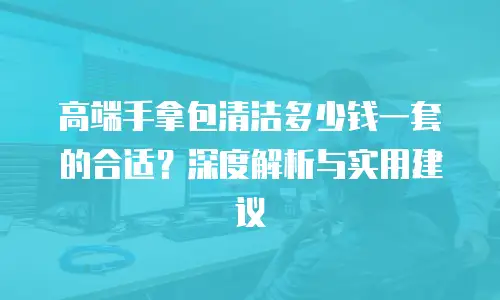 高端手拿包清洁多少钱一套的合适？深度解析与实用建议