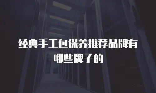 经典手工包保养推荐品牌有哪些牌子的