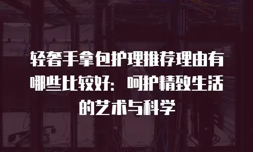 轻奢手拿包护理推荐理由有哪些比较好：呵护精致生活的艺术与科学