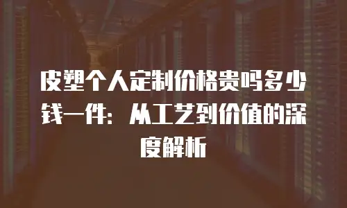 皮塑个人定制价格贵吗多少钱一件：从工艺到价值的深度解析