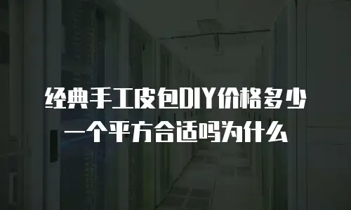 经典手工皮包DIY价格多少一个平方合适吗为什么