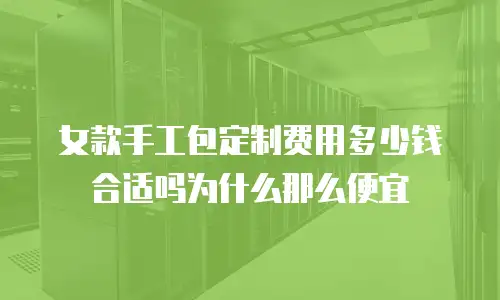 女款手工包定制费用多少钱合适吗为什么那么便宜