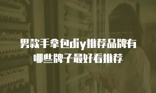 男款手拿包diy推荐品牌有哪些牌子最好看推荐