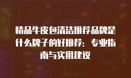 精品牛皮包清洁推荐品牌是什么牌子的好推荐：专业指南与实用建议