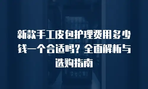 新款手工皮包护理费用多少钱一个合适吗？全面解析与选购指南