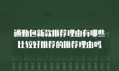 通勤包新款推荐理由有哪些比较好推荐的推荐理由吗