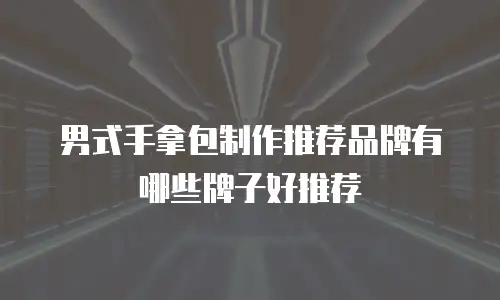 男式手拿包制作推荐品牌有哪些牌子好推荐