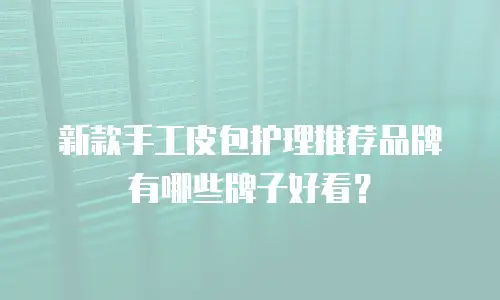 新款手工皮包护理推荐品牌有哪些牌子好看？