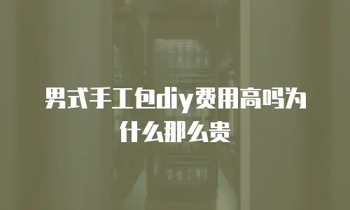 男式手工包diy费用高吗为什么那么贵