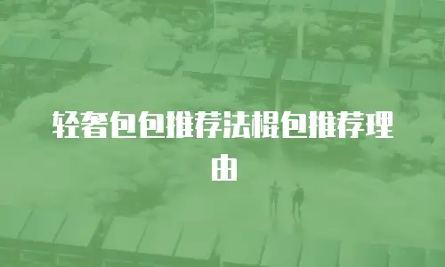 轻奢包包推荐法棍包推荐理由