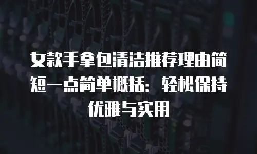 女款手拿包清洁推荐理由简短一点简单概括：轻松保持优雅与实用