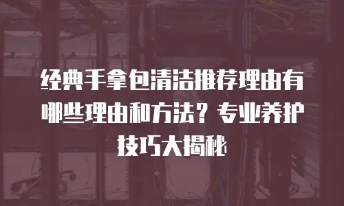 经典手拿包清洁推荐理由有哪些理由和方法？专业养护技巧大揭秘